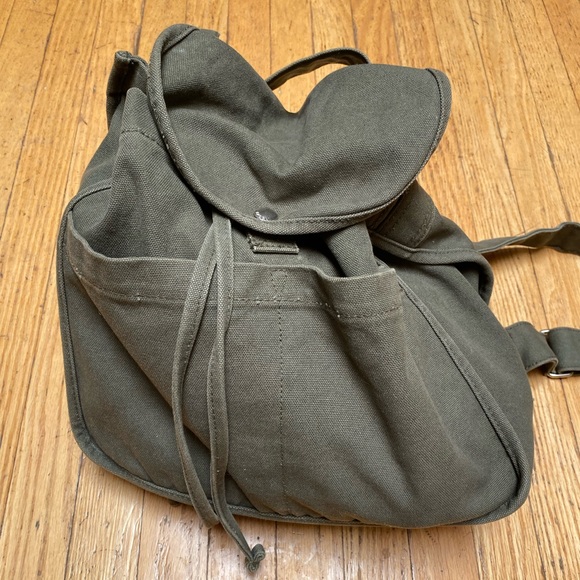 Baggu Green Canvas backpack - Picture 5 of 15